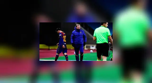 Koeman espera la inspiración de Messi para ganar al Real Madrid. Koeman espera la inspiración de Messi para ganar al Real Madrid.