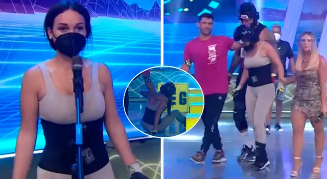 Angie Arizaga no resistió el dolor de sus hernias en la espalda. Angie Arizaga no resistió el dolor de sus hernias en la espalda.