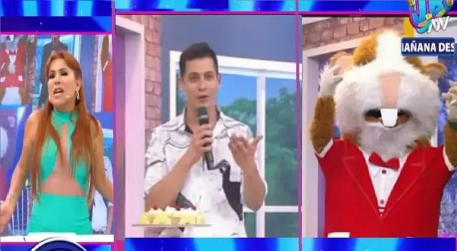 Magaly Medina pidió a EBT que le dieran la conducción al 'Cuy' en lugar de Gino Pesaressi. Magaly Medina pidió a EBT que le dieran la conducción al 'Cuy' en lugar de Gino Pesaressi.