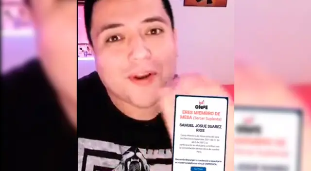 El comunicador Samuel Suárez señaló que cumplirá con su deber cívico para estas Elecciones 2021.