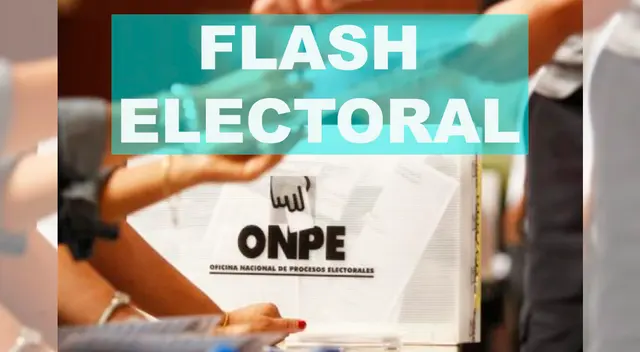 No te pierdas el flash electoral de la ONPE a las 11 de la noche. No te pierdas el flash electoral de la ONPE a las 11 de la noche.