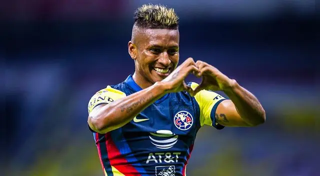 Pedro Aquino celebra el gol anotado a Tigres. Pedro Aquino celebra el gol anotado a Tigres.