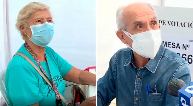 Ambos adultos mayores decidieron cumplir con la labor ciudadana, pese a ser vulnerables ante el nuevo coronavirus.