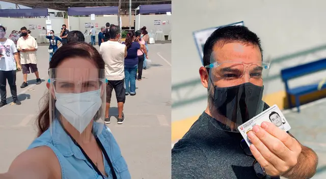 Emilia Drago y Adolfo Aguilar cumplieron todos los protocolos de seguridad. Emilia Drago y Adolfo Aguilar cumplieron todos los protocolos de seguridad.