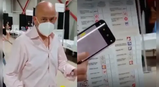 Peruano en Miami denuncia cédula marcada a favor de Fuerza Popular Peruano en Miami denuncia cédula marcada a favor de Fuerza Popular