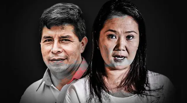 Pedro Castillo y Keiko Fujimori serían los candidatos fijos en la segunda vuelta de estos comicios 2021. Pedro Castillo y Keiko Fujimori serían los candidatos fijos en la segunda vuelta de estos comicios 2021.