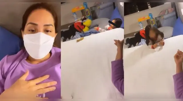 Karen Schwarz duerme con su hija Antonia en el mismo cuarto. Karen Schwarz duerme con su hija Antonia en el mismo cuarto.