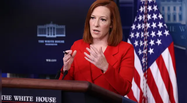Vocera de la Casa Blanca, Jen Psaki, en su rueda de prensa diaria, 12 de abril de 202 Vocera de la Casa Blanca, Jen Psaki, en su rueda de prensa diaria, 12 de abril de 202