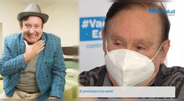 Tulio Loza recibió la segunda dosis de vacuna contra COVID-19.