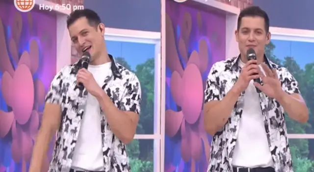 Gino Pesaressi no quiso revelar cuándo fue su último beso, pero al final lo dijo.