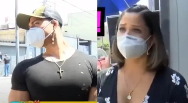 Sebastián Lizarzaburu y su reacción cuando a Andrea San Martín le preguntan por su expareja. Sebastián Lizarzaburu y su reacción cuando a Andrea San Martín le preguntan por su expareja.