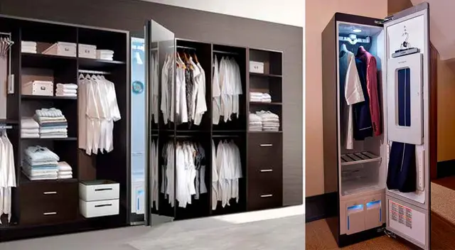 Este armario de vapor eliminaría el 99 % de la covid-19 en las prendas de vestir.