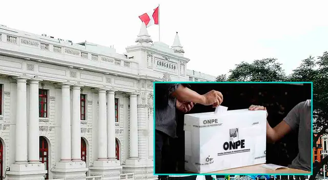 Resultados congresales de la ONPE.