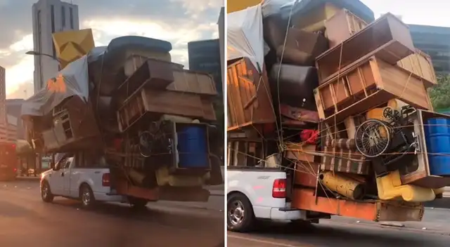 El video de la mudanza impactó a miles de usuarios en TikTok.