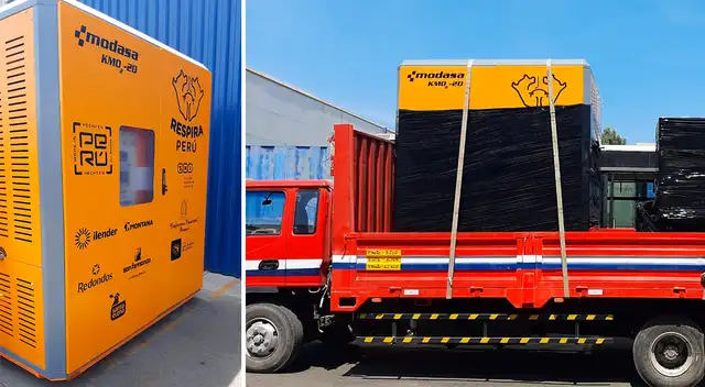 Respira Perú informó que otras cuatro plantas de oxígeno se encuentran actualmente en producción y pronto serán enviadas a Lima, Piura, Ancash y Loreto.