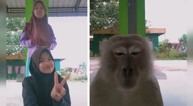 La escena causó furor en las redes sociales.