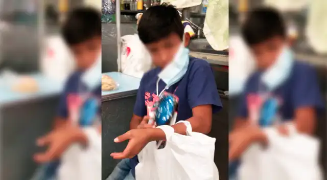 Un niño arequipeño dejó de asistir a sus clases virtuales debido a el único celular de su familia dejó de funcionar. Ahora trabaja para adquirir otro y no perder el año escolar.