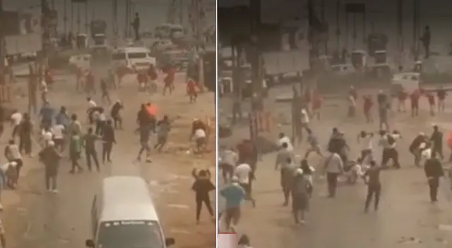 Grupos de construcción civil se enfrentaron a balazos cerca al mercado de Huaycán