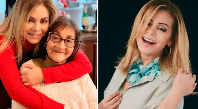 Gisela Valcárcel se emociona por su mamá que recibió la vacuna contra el COVID-19.