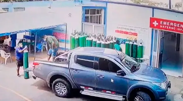 robo de balones de oxígeno del Hospital de EsSalud