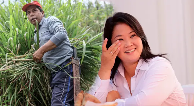 Candidatos a la presidencia del Perú al 100 % de las actas confirmadas por la ONPE.