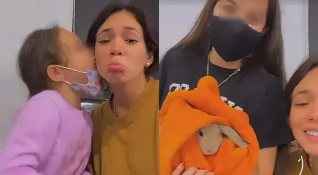 Hija de Gino Assereto se divierte en casa de Jazmín Pinedo [VIDEO]