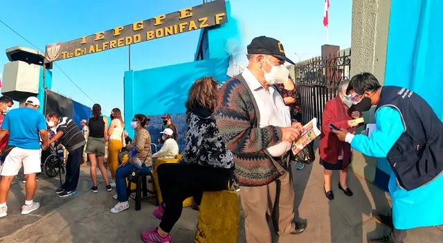 Inicia vacunación de adultos mayores de 80 años en el Rímac.