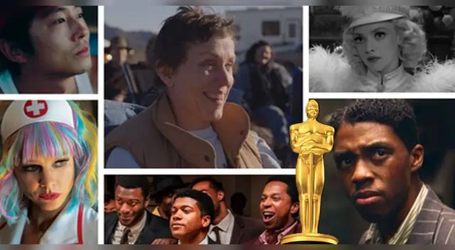 Premios Oscar 2021 al mejor actor y actriz.