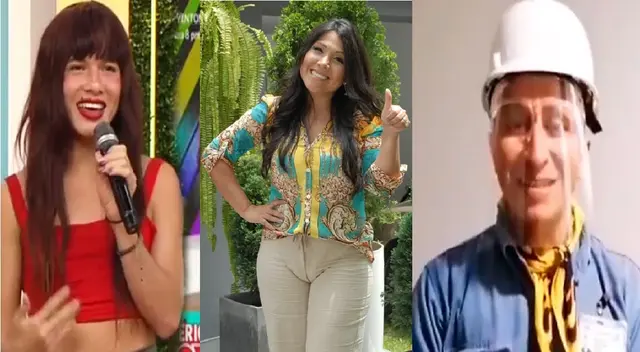 Tula Rodríguez impacta junto al ingeniero bailarín y 'La Uchulú'.