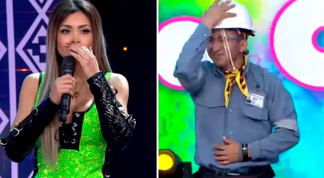 Michelle Soifer impactada con los pasos del 'ingeniero bailarín'. Michelle Soifer impactada con los pasos del 'ingeniero bailarín'.