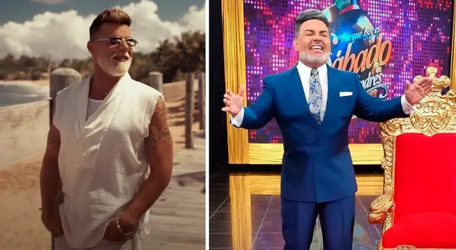 Andrés Hurtado reclamó a Ricky Martín por su look.