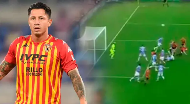 Gianluca Lapadula casi se hace presente en el marcador.