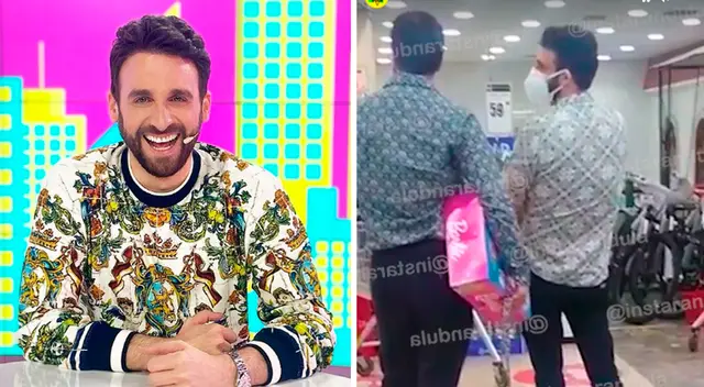 Rodrigo González fue ampayado junto a misteriosa persona.