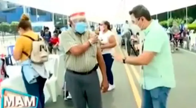 Don Demetrio gradeció al Gobierno por la oportunidad de recibir esta medicina y exhortó a más ciudadanos a no dudar en acercarse hasta los centros de inoculación contra el coronavirus.