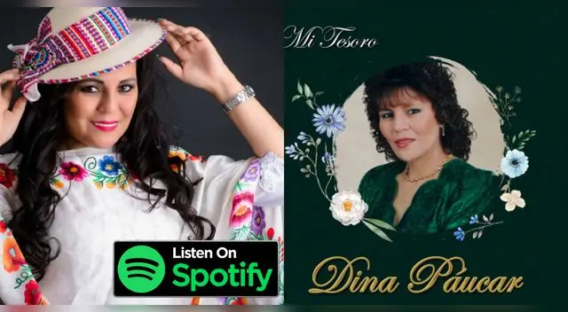 Dina Páucar feliz de que su álbum ‘Mi tesoro’ ya está en Spotify. Dina Páucar feliz de que su álbum ‘Mi tesoro’ ya está en Spotify.