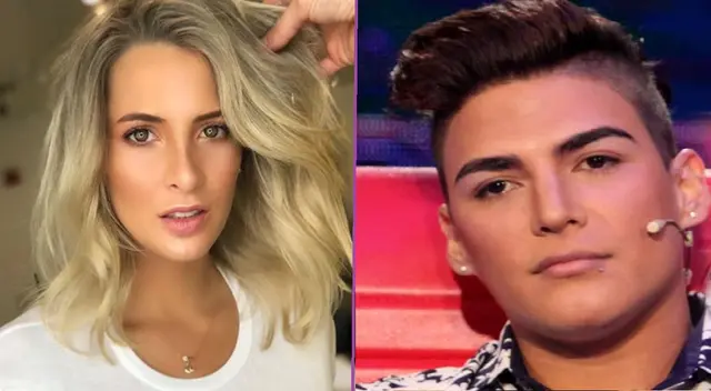 Macarena Gastaldo y el 'Zorro Zupe' fueron grabados por Amor y Fuego en un restobar de Miraflores.