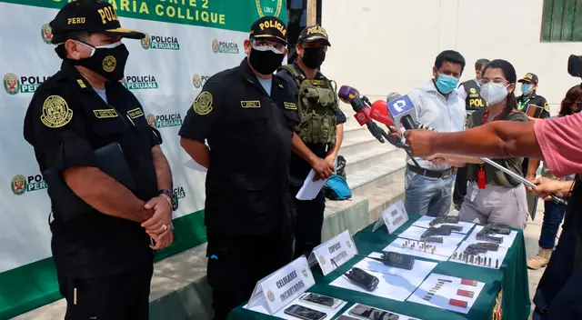 Armas incautadas. Armas incautadas.