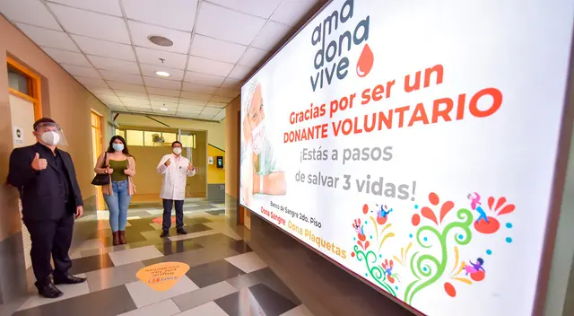 Al día se requieren 30 unidades de sangre y 30 unidades de plaquetas como mínimo