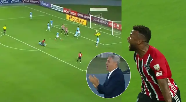 Sao Paulo se adelantó en el marcador a Sporting Cristal por la Copa Libertadores 2021.