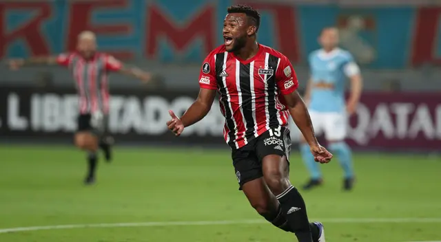 Sporting Cristal no pudo ante Sao Paulo en el Estadio Nacional de Lima.