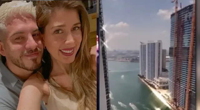 Pedro Moral rompió chanchito y viajó con su novia a Miami. Pedro Moral rompió chanchito y viajó con su novia a Miami.