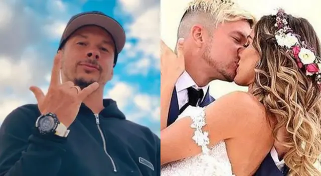 A pesar de la distancia, Mario Hart no dejó de dedicarle románticas palabras a Korina Rivadeneira.