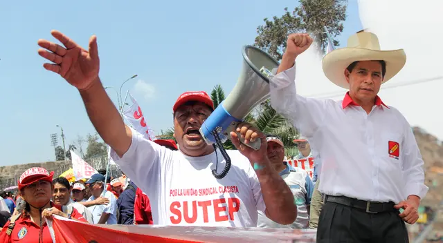 Sutep le daría el respaldo a Castillo si cumple con su compromiso en la educación.