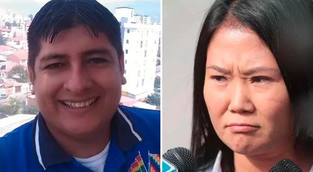 Rolando Cuéllar quien arremetió contra la candidata presidencial Keiko Fujimori.