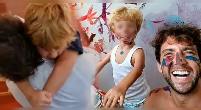 Antonio Pavón se mostró muy emocionado por poder estar con su hijo en España.