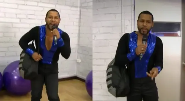 Edson Dávila llegó al set de El Artista del Año, a pesar de que Gisela Valcárcel le dijo que no iba a estar en el programa, y se llevó una triste sorpresa.