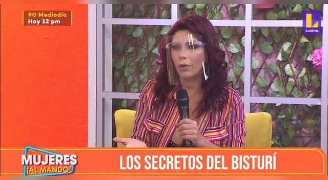 Milena Zárate se operó siete veces la nariz debido a un cáncer que padeció.