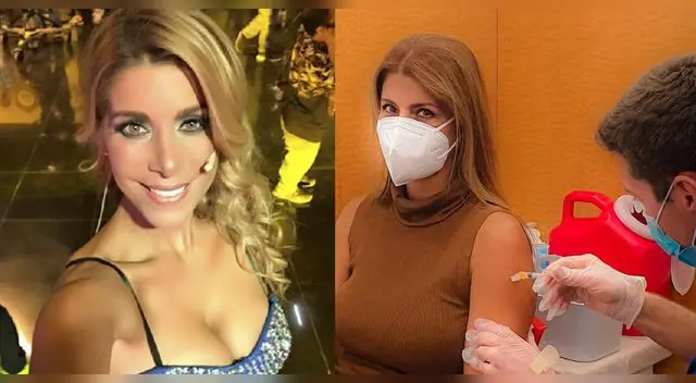 Viviana Rivas Plata recibió vacuna contra la COVID-19 en Estados Unidos [FOTO]