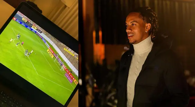 André Carrillo llamó la atención en las redes sociales con particular fotografía.