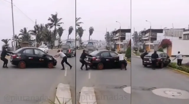 Peculiar video se viralizó en las redes sociales.